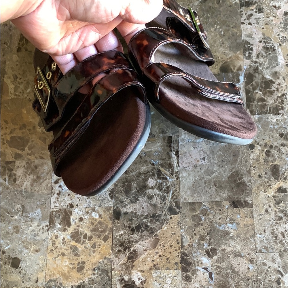 Vionic Tortoise Shell Buckle Sandals - image 8